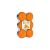 Velas aromaticas naranja 57x22 set 6 pz