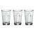Vasos para cerveza vidrio set 3 pz 410ml