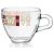Tazas de cristal romantic set 6 pz