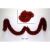 Cadena decoracion color  rojo 10 cm x 2 mt