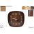 Reloj de pared  quadrado  30cm efecto madera 