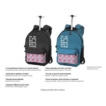 Mochila Con Ruedas 775A