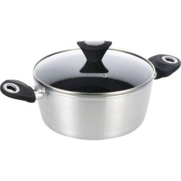 Cazuela Metal Con Tapa D24