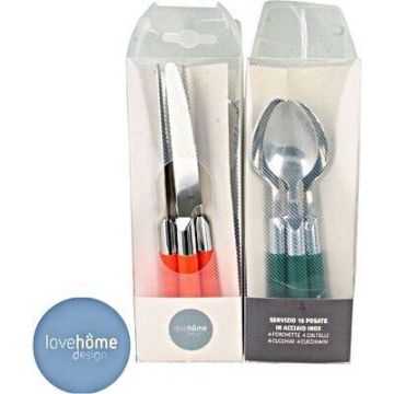 Cubiertos Metal Y Plastico 16 Pz