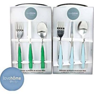 Cubiertos Metal Y Plastico 18 Pz