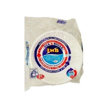 Set De 20Pz Platos Llanos Plast,M/Imb,400Gr