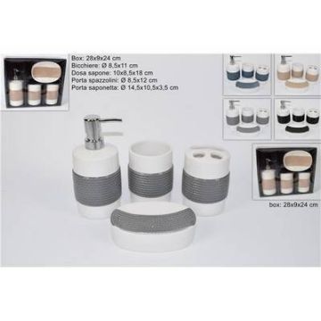 Baño Set Ceramica 4Pz