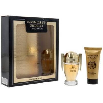 Perfume Invisible Gold For Men 50Ml+ 50Ml After Shave Hombre