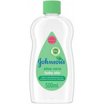 Aceite Corporal Para Bebe Con Aloe Vera 500 Ml Johnson