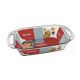 Lasanheira rectangular grande de vidrio 3.5L
