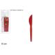 Cuchillos plasticos rojo 16cm 