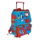 Mochila trolley extendible premium 40 cm roja / azul
