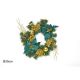 Adorno de navidad redondo con flores