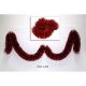 Cadena decoracion color  rojo 10 cm x 2 mt