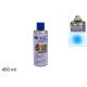 Lata de pintura spray azul