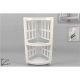 Estante para baÑo  plastico de 2 compartimentos   blanco