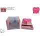 Caja forma de corazon con rosas perfumadas 