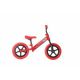 Bicicleta sin pedales - balance para niña roja  medida 12
