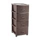 Cajonera de plastico rattan
